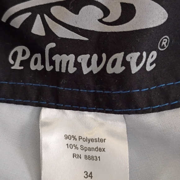 Palmwave Palmtree Pattern Board Shorts - Picture 3 of 3